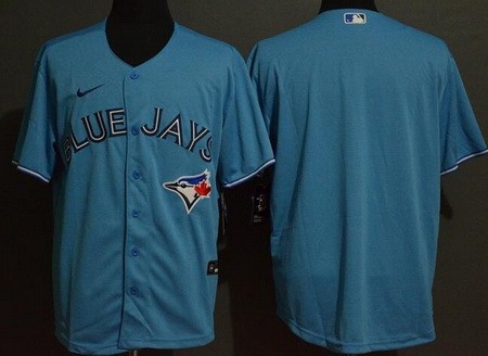 Men's Toronto Blue Jays Blank Light Blue Cool Base Jersey