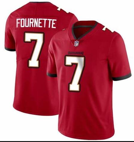 Men Tampa Bay Buccaneers 7 Leonard Fournette Red Vapor Untouchable Limited Stitched Jersey