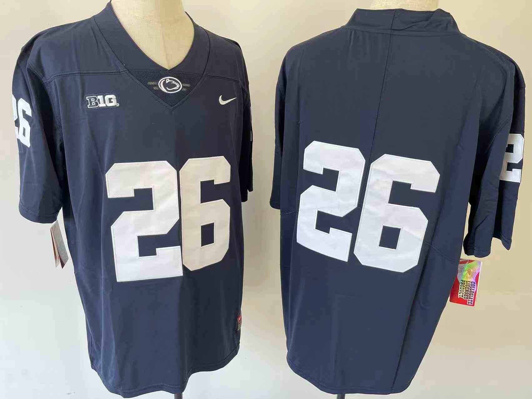 Men's Penn State Nittany Lions #26 BARKLEY College Football Jersey