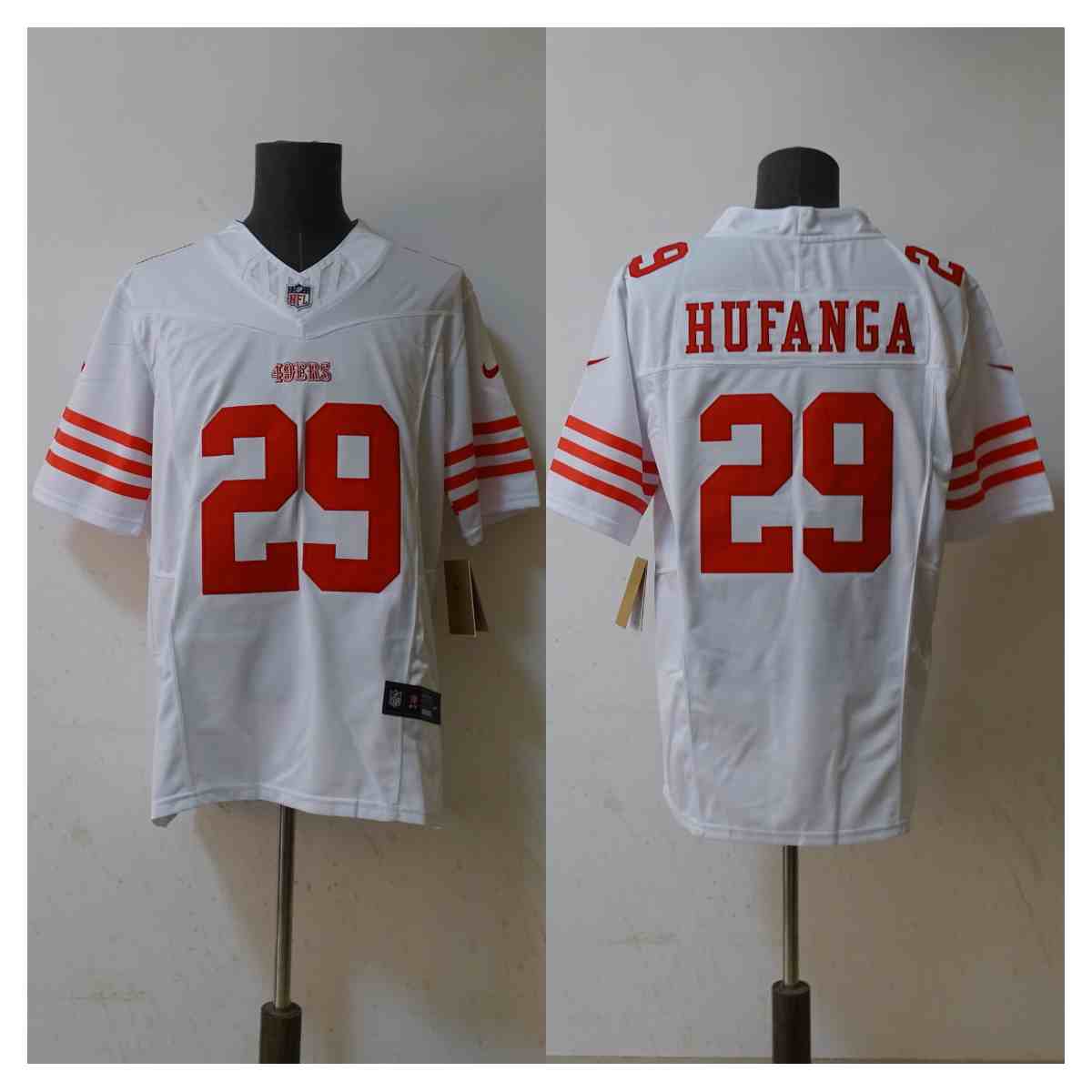 Men's San Francisco 49ers #29 Talanoa Hufanga White 2023 F.U.S.E. Vapor Untouchable Limited Stitched Football Jersey