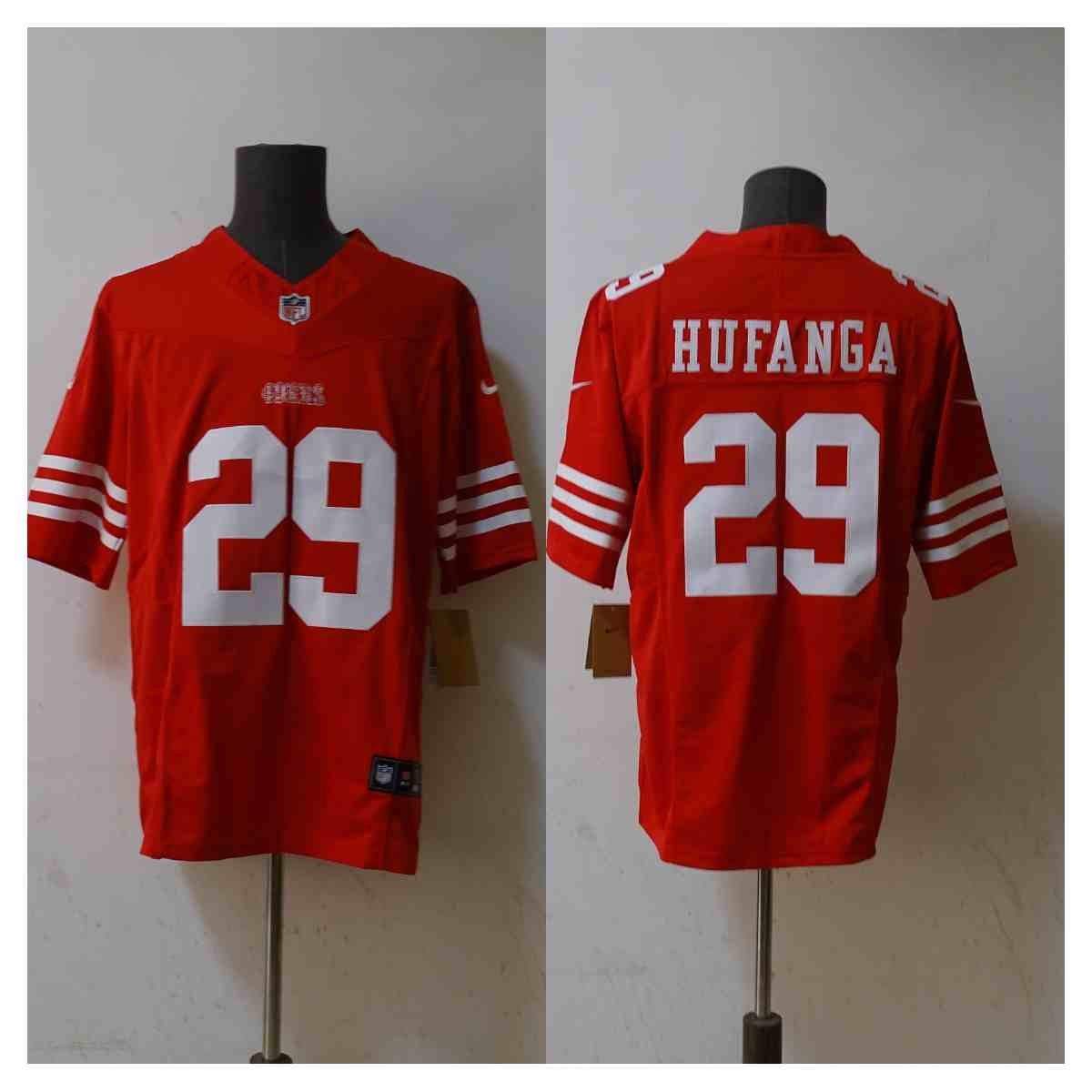 Men's San Francisco 49ers #29 Talanoa Hufanga Red 2023 F.U.S.E. Vapor Untouchable Limited Stitched Football Jersey