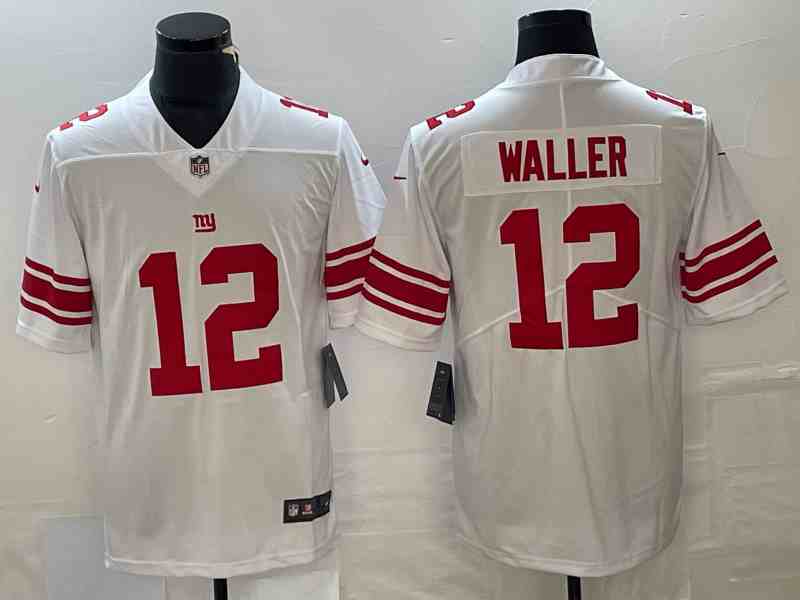 Men's New York Giants #12 Darren Waller White Vapor Untouchable Limited Stitched Jersey