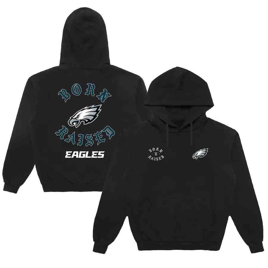 Men's Philadelphia Eagles Black Fierce Competitor Pullover Hoodie
