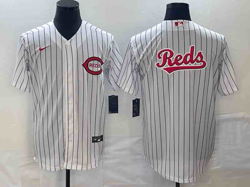 Men's Cincinnati Reds Blank 2022 White Field of Dreams Stitched Baseball Jersey