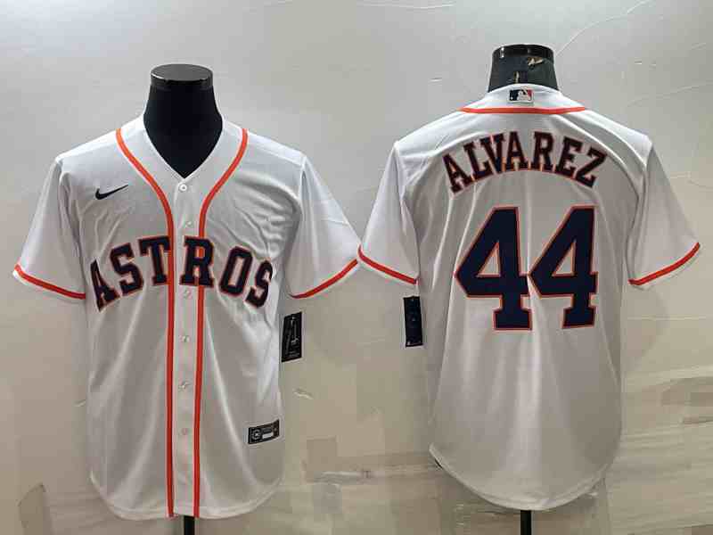 Men's Houston Astros #44 Yordan Alvarez With Patch Stitched MLB Cool Base Nike Jersey