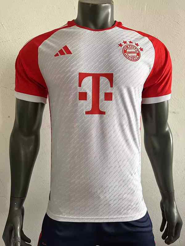 Men's bayern 2023-24 home player version Custom Replica Jersey