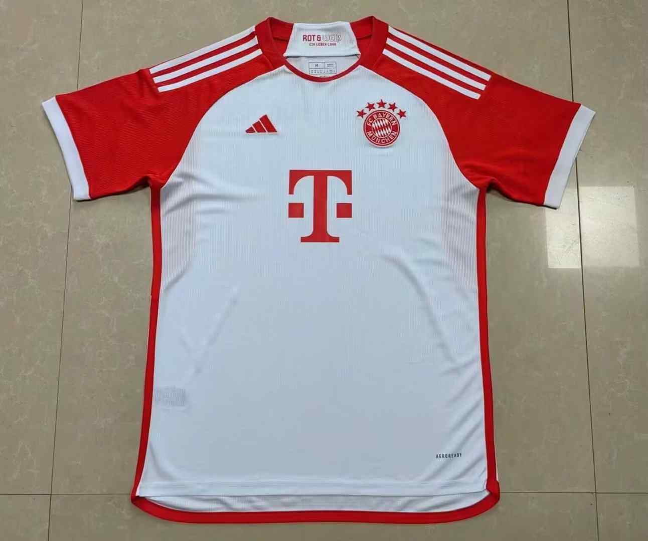Men's BAYERN MUNICH 2023-24 Home Custom Replica Jersey