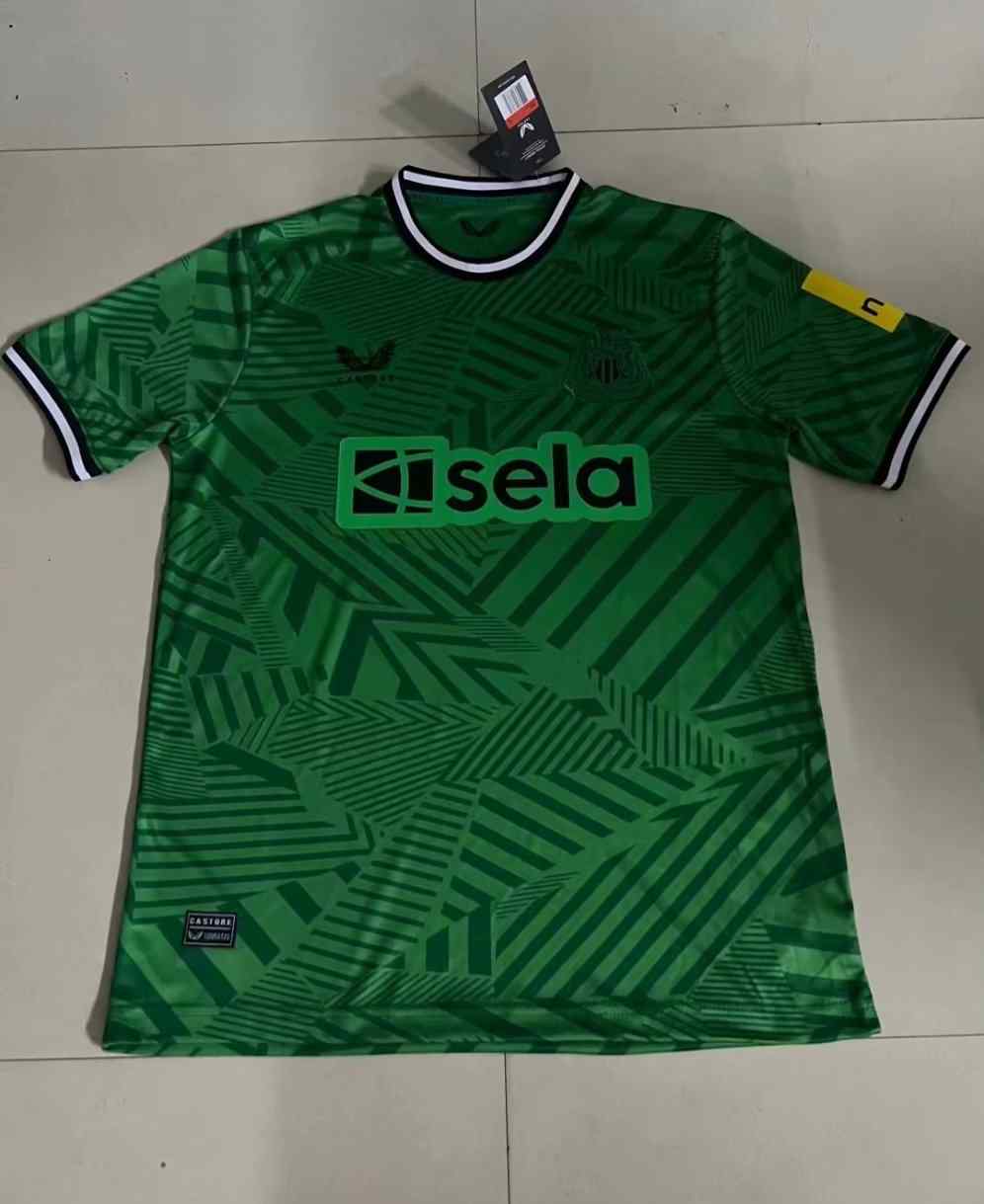 Men's Newcastle United 2023-24 Away Custom Replica Jersey