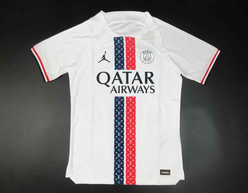 Men's 2023 PSG x LV Player version  Custom  Jersey