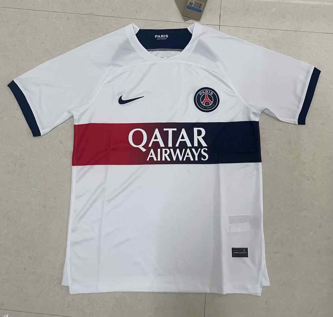 Men's Paris Saint-Germain  2023-24 Away  Custom Replica Jersey