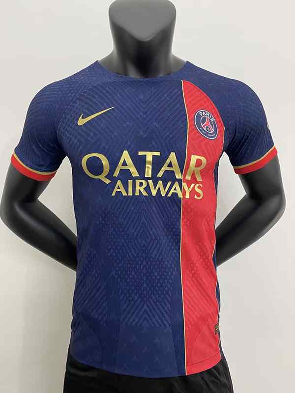 Men's Paris 23-24 gold sponsor player version Custom Replica Jersey
