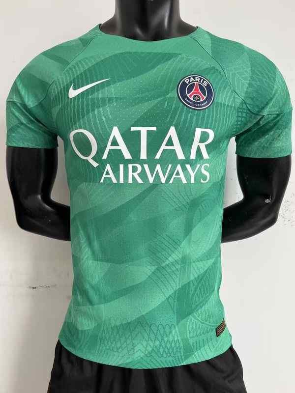 Men's paris 23-24 green gk player version Custom Replica Jersey