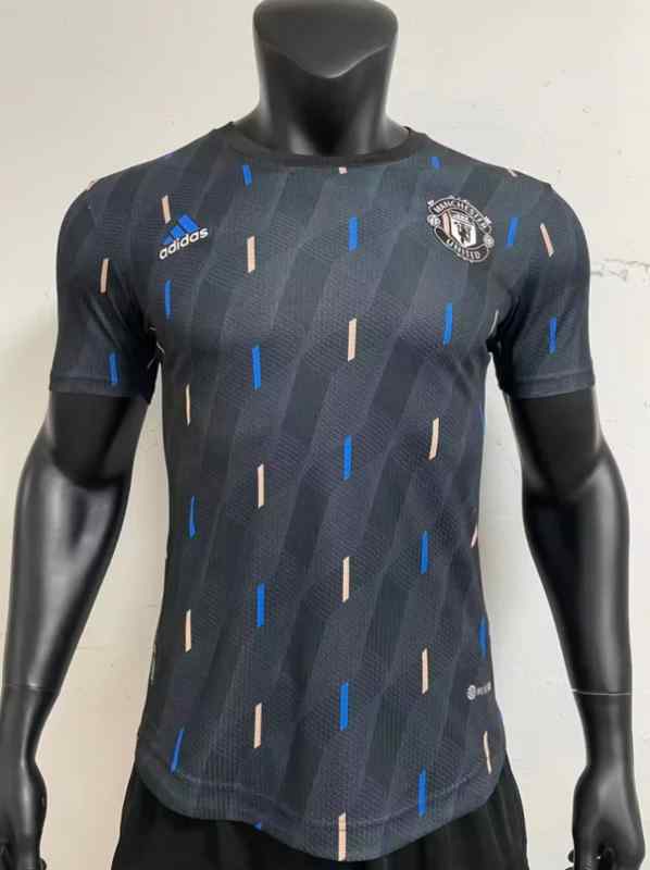 Men's 2023-24 man united pre-match soccer jersey