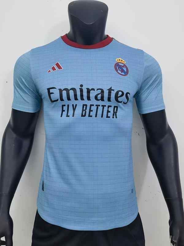 Men's real madrid 2023-24 blue player version Custom Replica Jersey