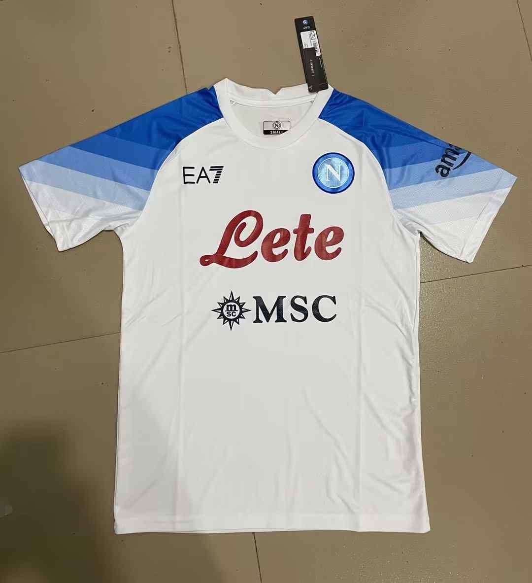 Men's Napoli 2023-24 Away Custom Replica Jersey
