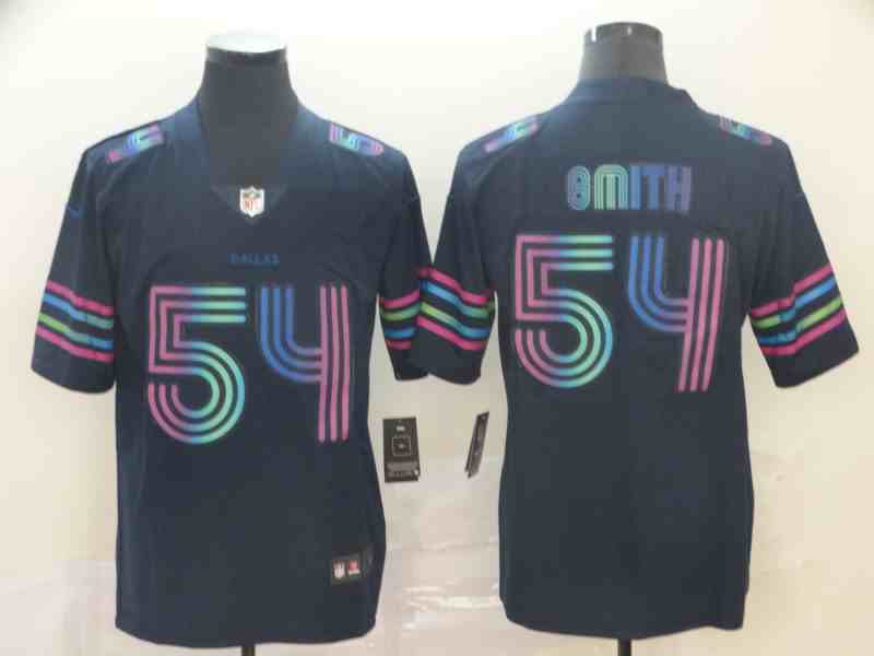 Men's Dallas Cowboys #54 Jaylon Smith Navy 2019 City Edition Limited Stitched Jersey