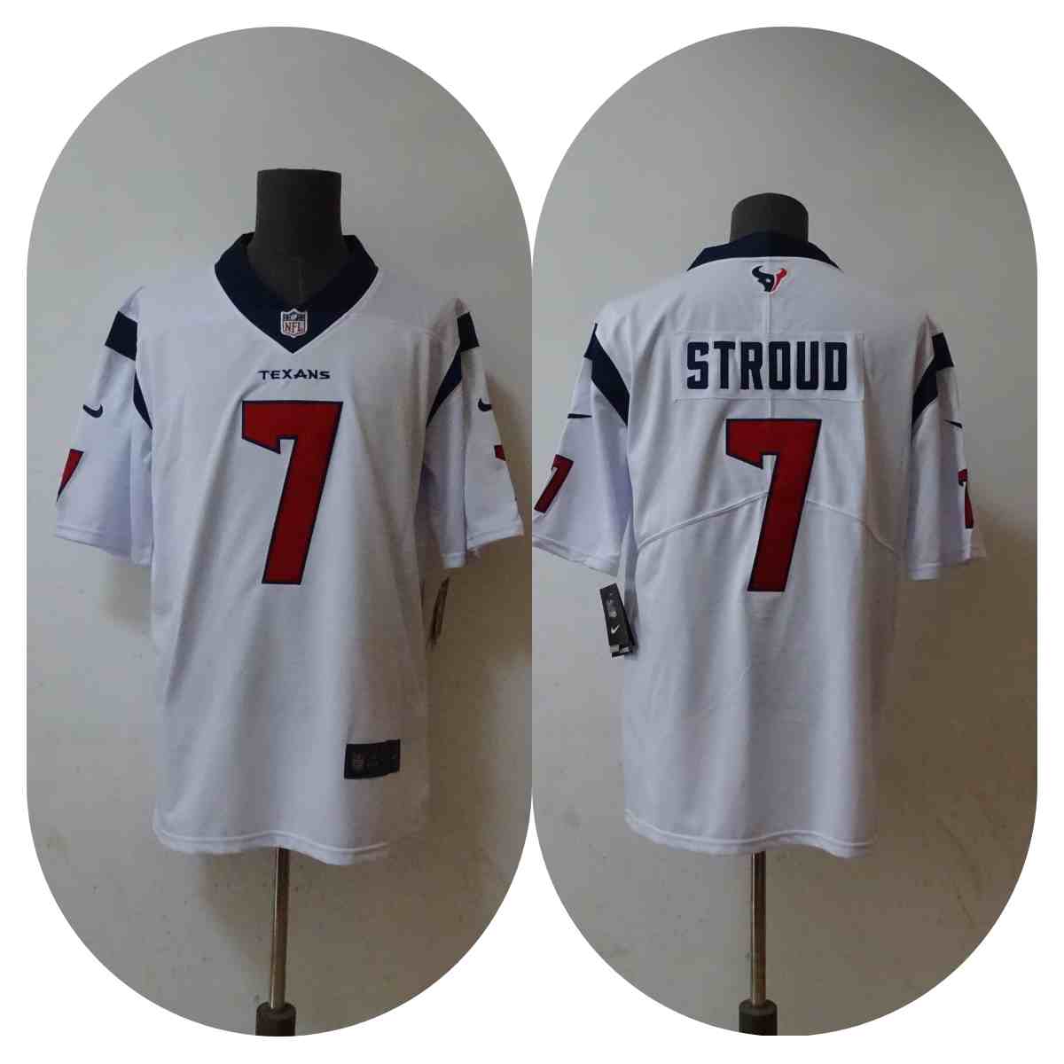 Men's Houston Texans #7 C.J. Stroud White Vapor Untouchable Stitched Football Jersey
