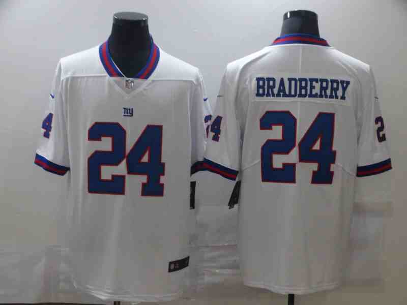 Men's New York Giants #24 James Bradberry White Color Rush Limited Stitched Jersey