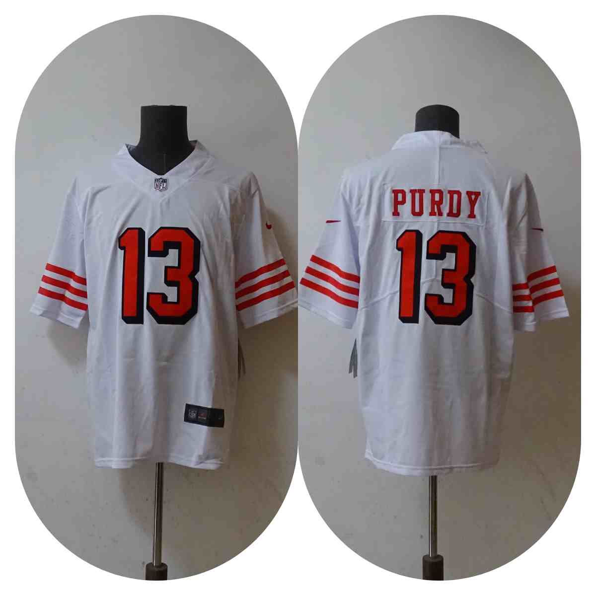 Men's San Francisco 49ers #13 Brock Purdy New White Vapor Untouchable Limited Stitched Jersey