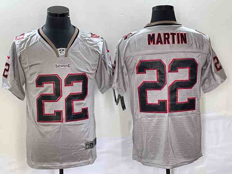 Men's Tampa Bay Buccaneers #22 Doug Martin  Grey Limited  Jersey
