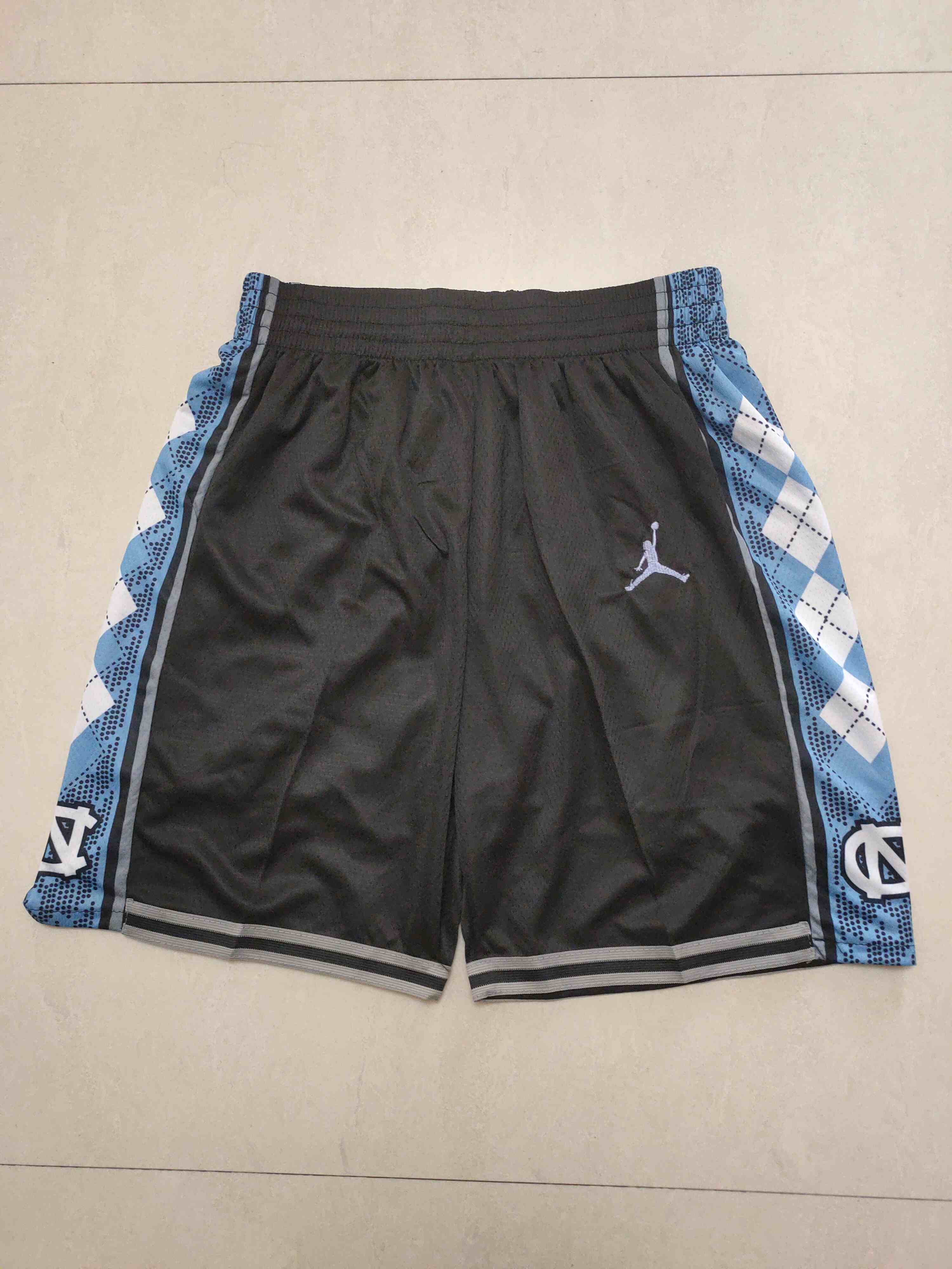 Men's North Carolina Black Shorts-1