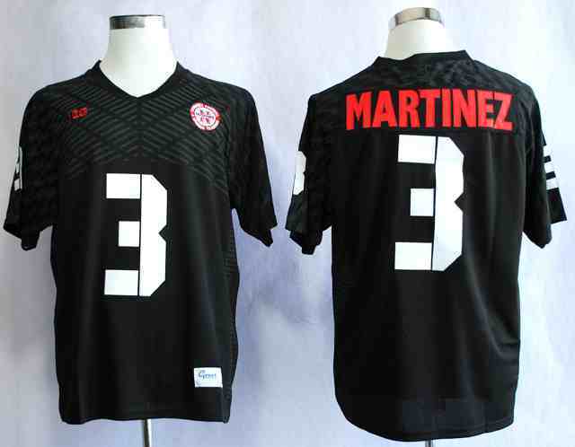 Nebraska Cornhuskers Taylor Martinez 3 College Football Jersey - Black