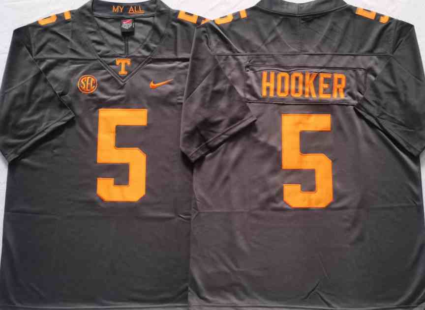 Tennessee Volunteers GRAY #5 HOOKER College Football Jersey