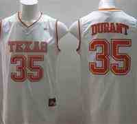 Texas Longhorns #35 Kevin Durant White Stitched NCAA Jersey