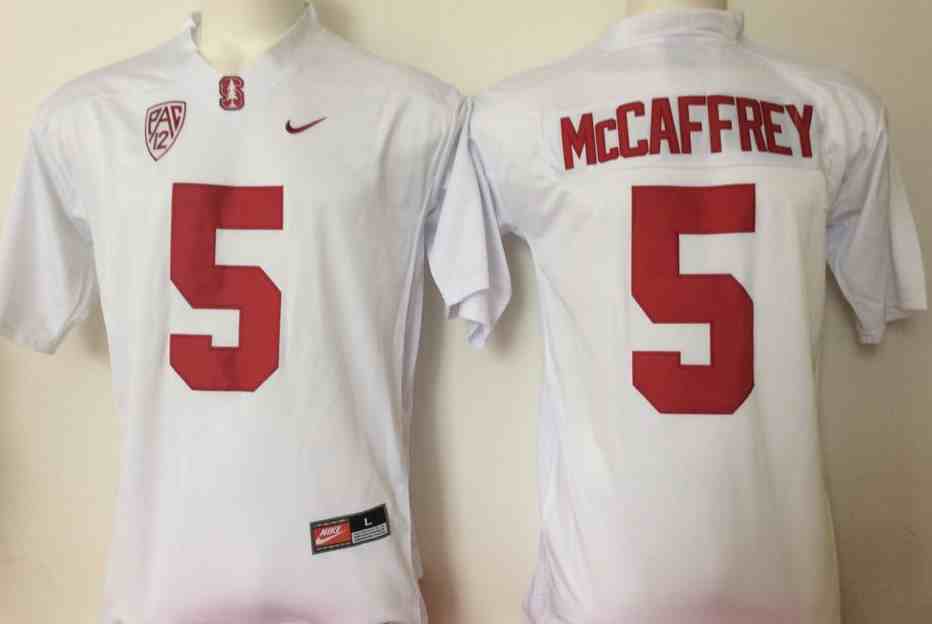 Stanford Cardinal Christian McCaffrey 5 College Football Jersey - Cardinal
