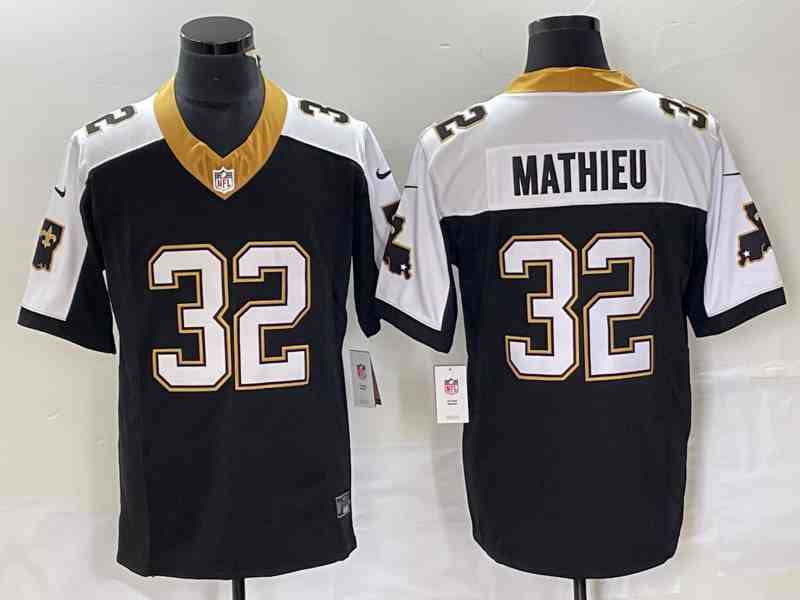 Men's New Orleans Saints #32 Tyrann Mathieu Black 2023 F.U.S.E. 1987 Legacy Vapor Stitched Jersey