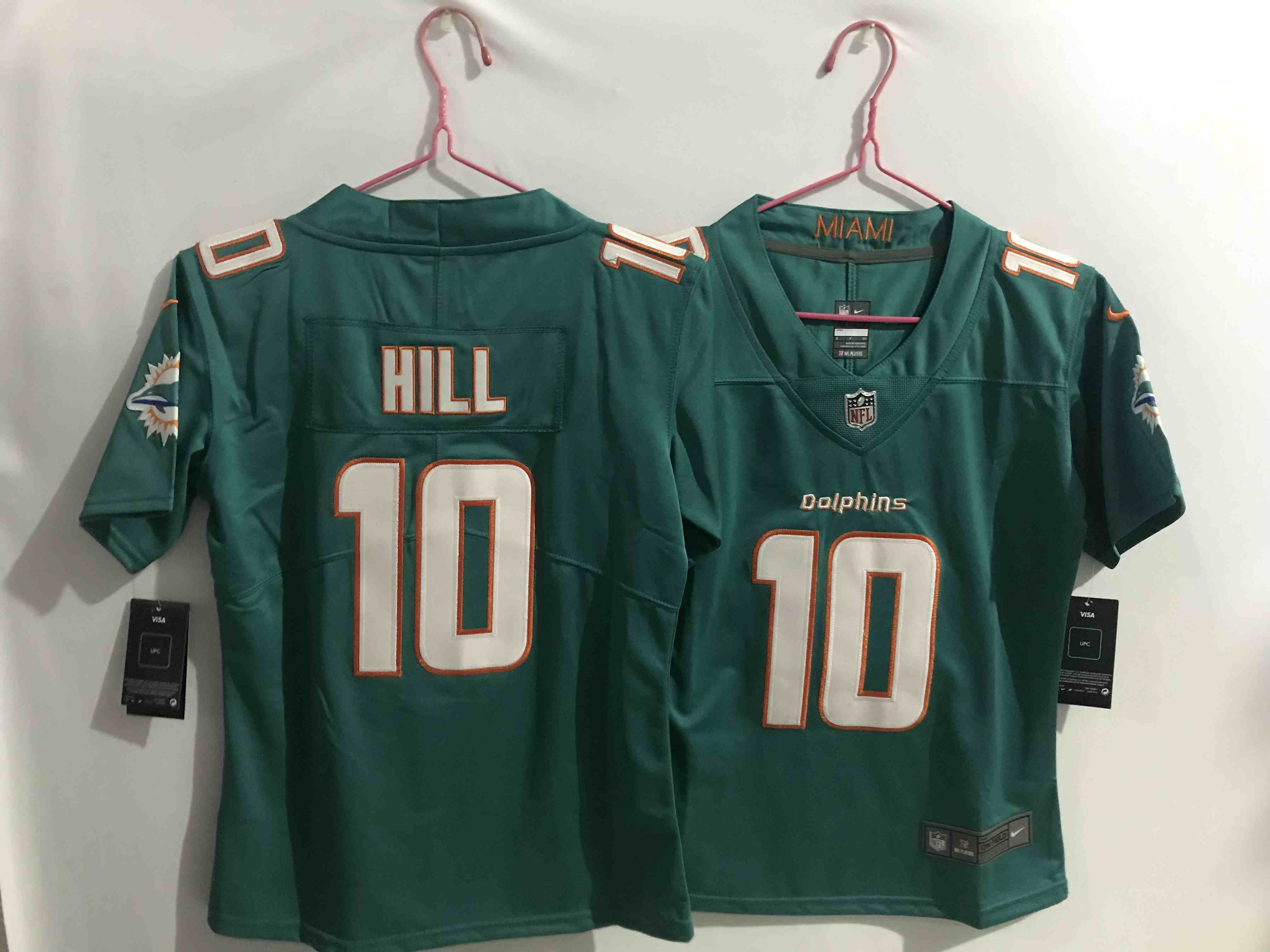 Youth Miami Dolphins #10 Tyreek Hill Aqua Vapor Untouchable Limited Stitched Jersey