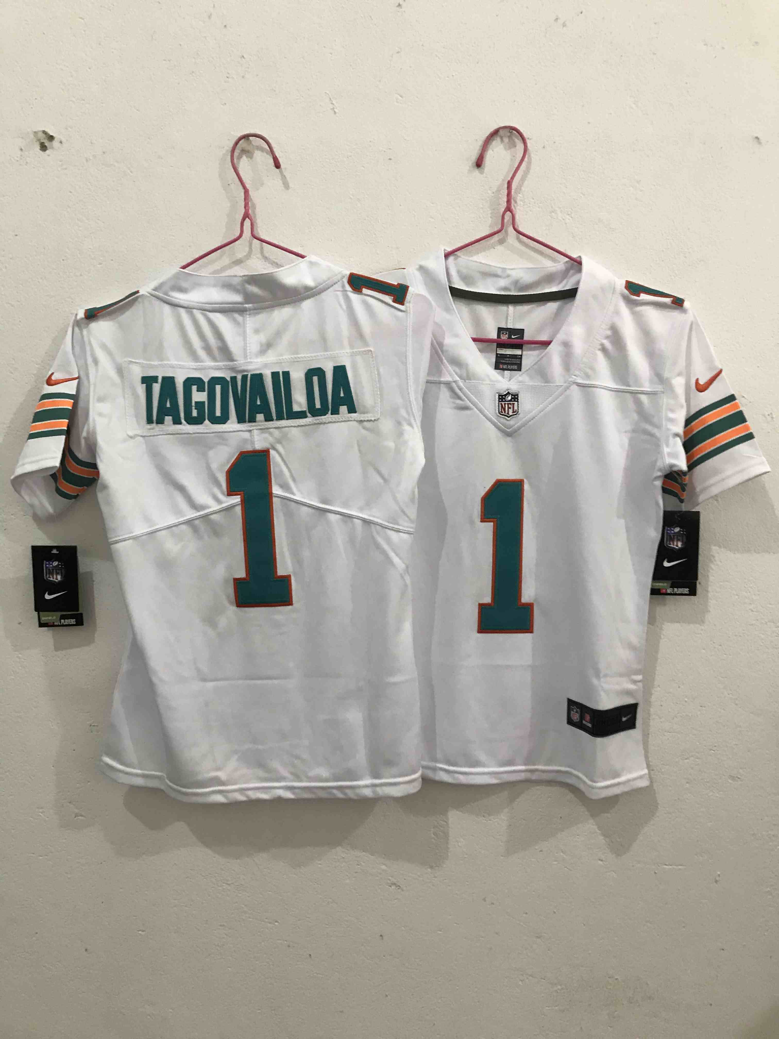 Youth Miami Dolphins #1 Tua Tagovailoa White Vapor Untouchable Limited Stitched Jersey