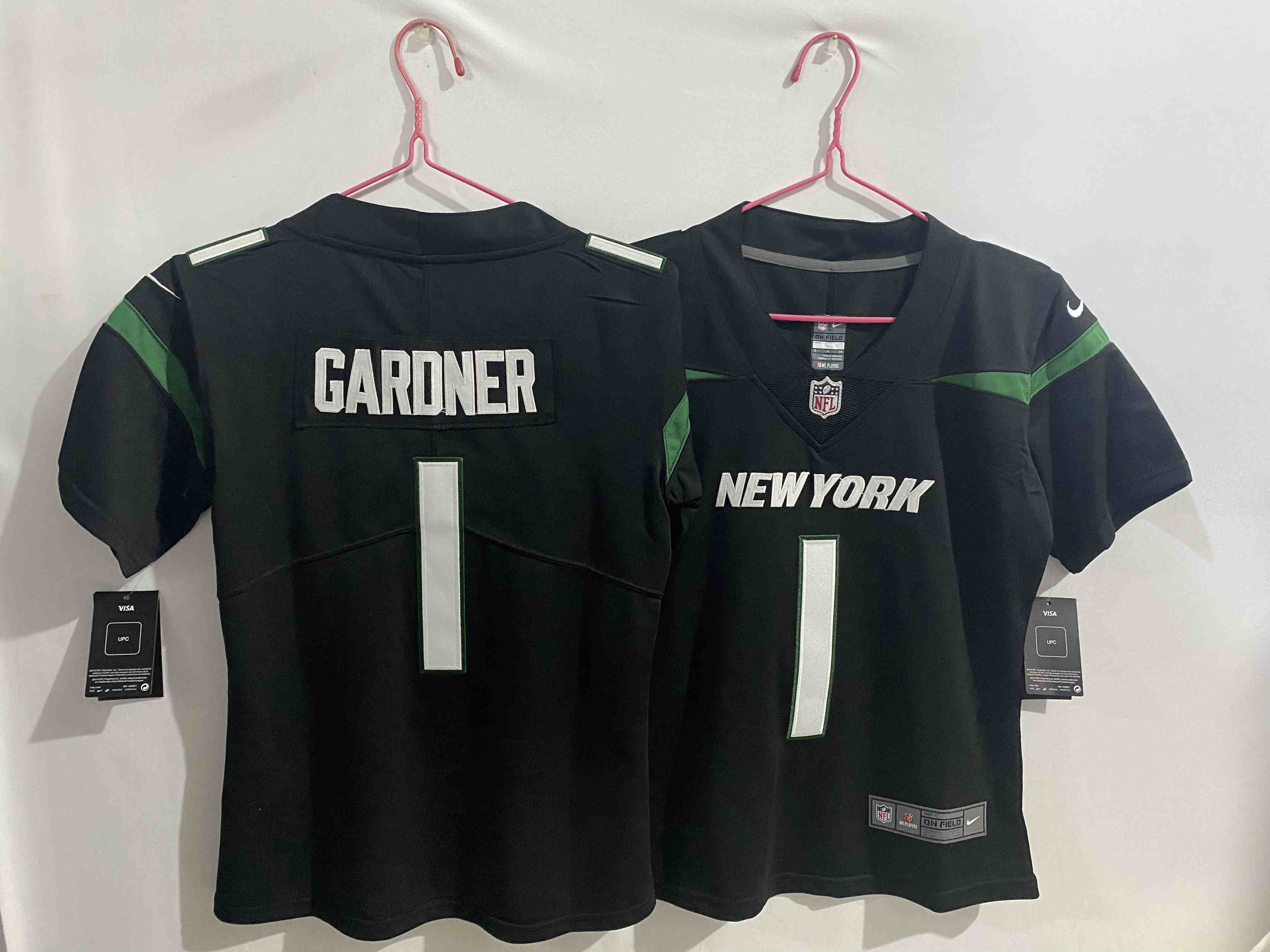 Women's New York Jets #1 Ahmad Gardner Black Vapor Untouchable Limited Stitched Jersey