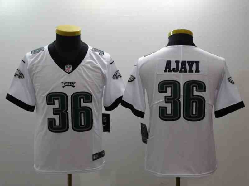 Youth Philadelphia Eagles #36 Jay Ajayi White  Limited  Jersey