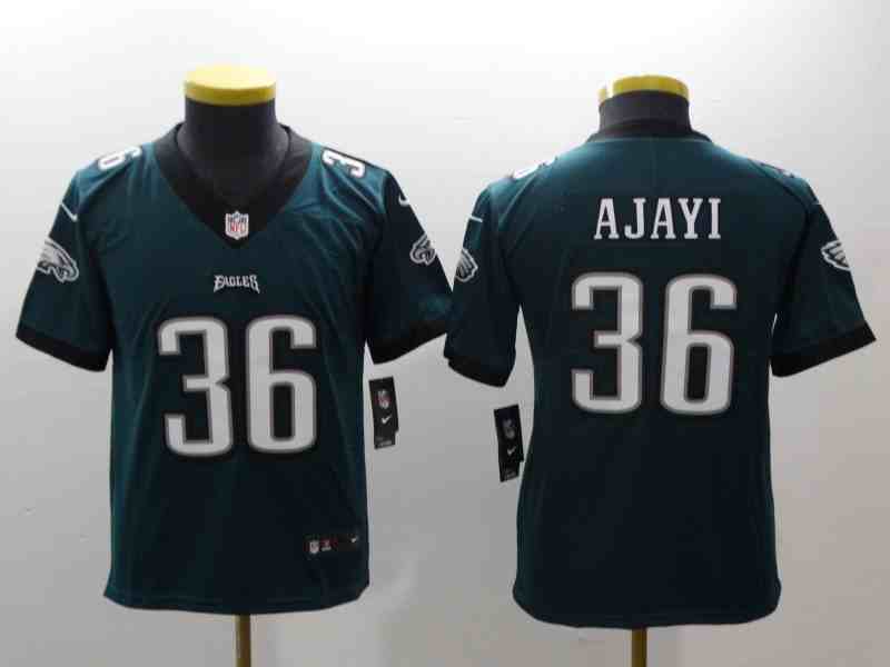 Youth Philadelphia Eagles #36 Jay Ajayi Green Limited  Jersey