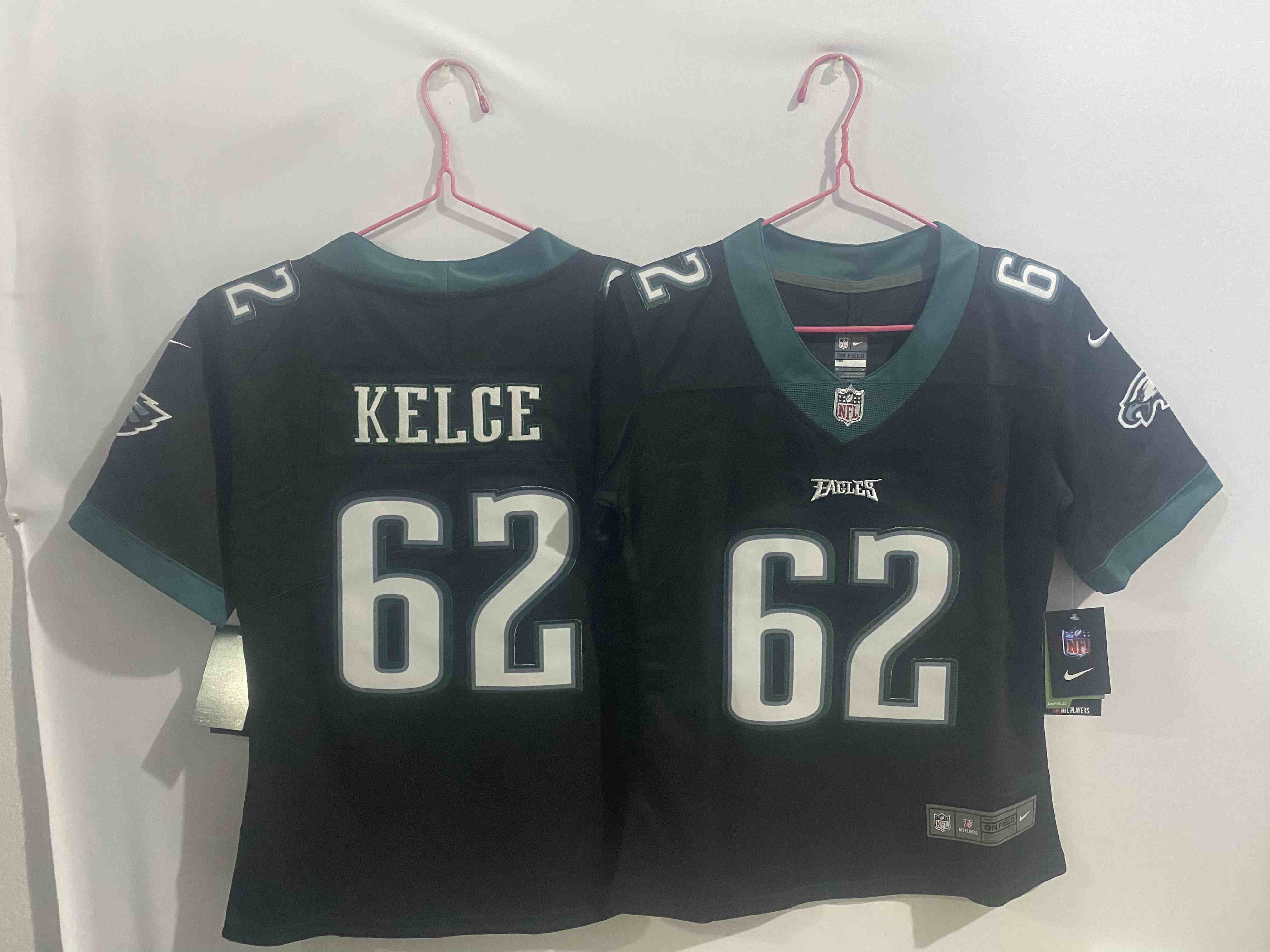 Youth Philadelphia Eagles #62 Jason Kelce Black Vapor Untouchable Limited Stitched Football Jersey