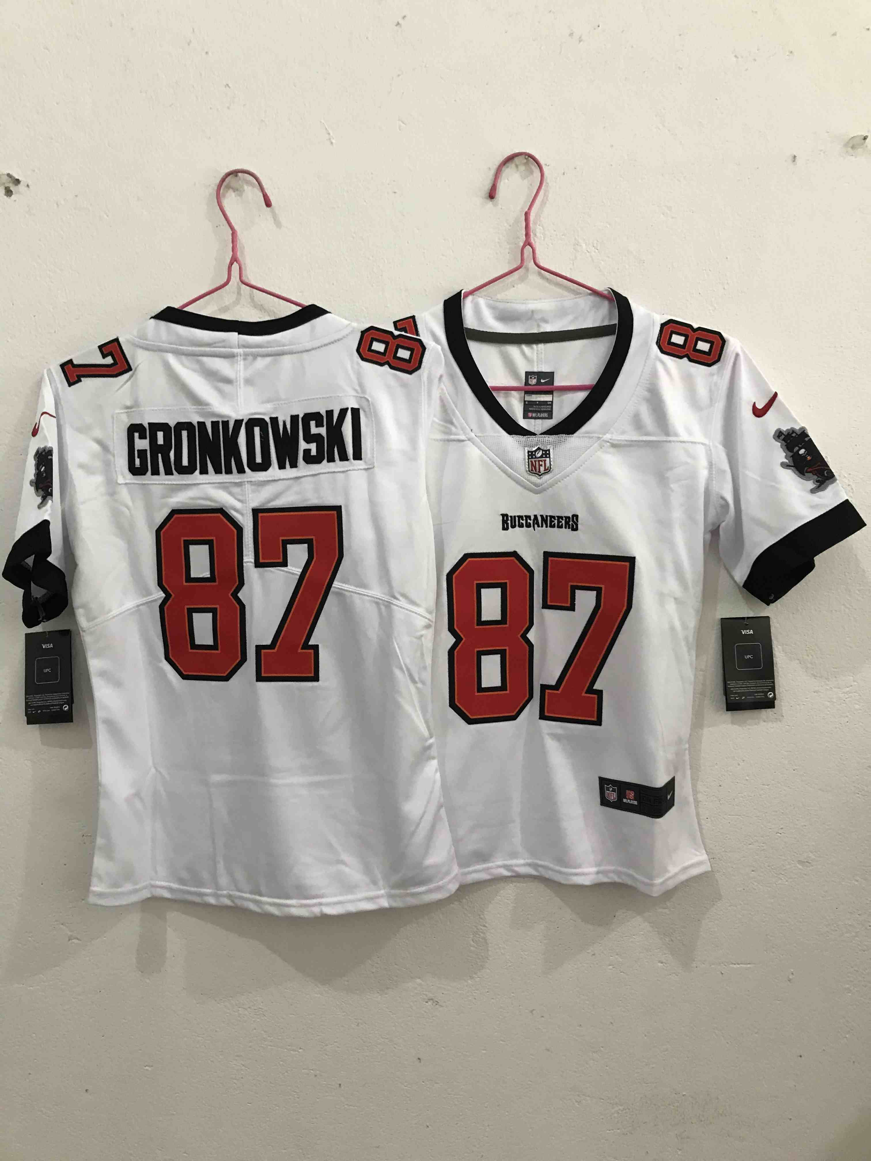 Youth Tampa Bay Buccaneers 87 Gronkowski White Limited Jersey