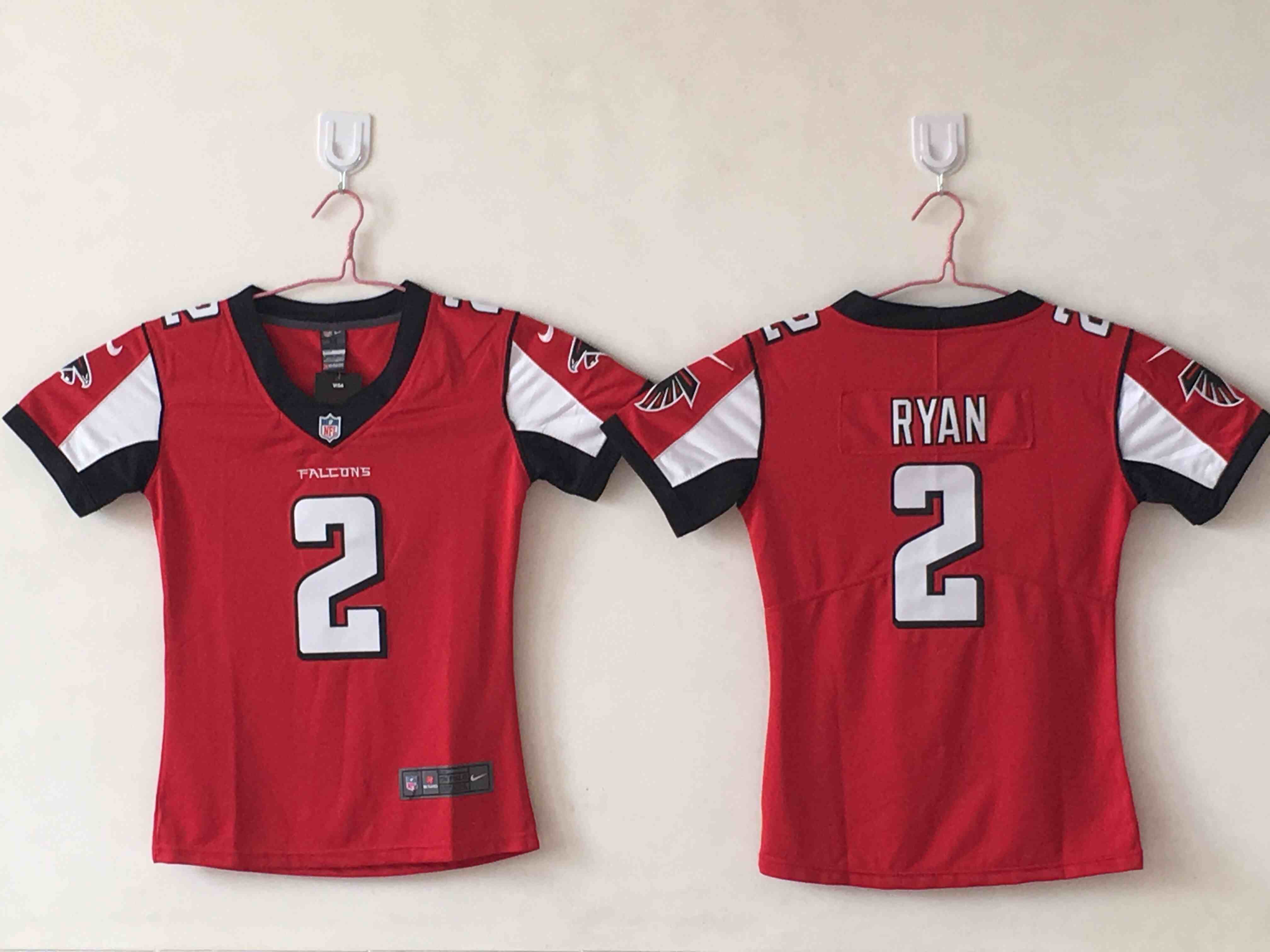 Women  Atlanta Falcons 2 Matt Ryan Black  Vapor Untouchable Player Limited Jersey