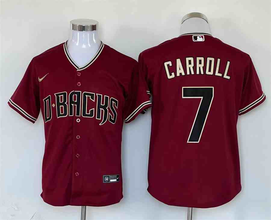 Men's Arizona Diamondbacks #7 Corbin Carroll  Red Nike Sand City Connect Replica Player Jersey