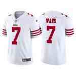 Men's San Francisco 49ers #7 Charvarius Ward White Vapor Untouchable Limited Stitched Football Jersey