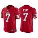 Men's San Francisco 49ers #7 Charvarius Ward Red Vapor Untouchable Limited Stitched Football Jersey