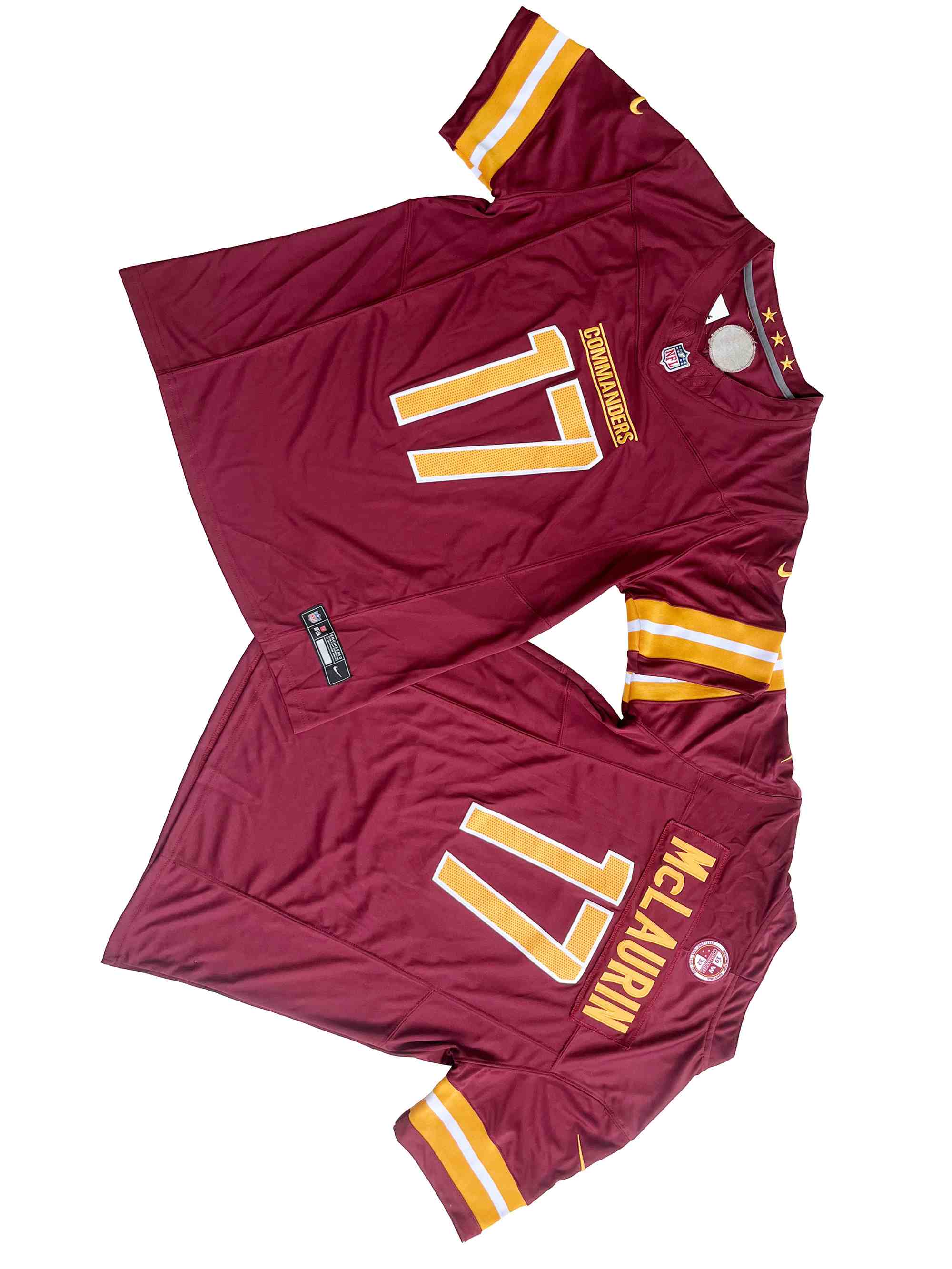 Men's Washington Commanders #17 Terry McLaurin Nike Burgundy Vapor F.U.S.E. Limited Jersey