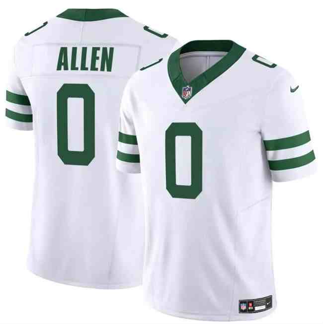 Men's New York Jets Active Player Custom White 2024 F.U.S.E. Vapor Limited Stitched Jersey