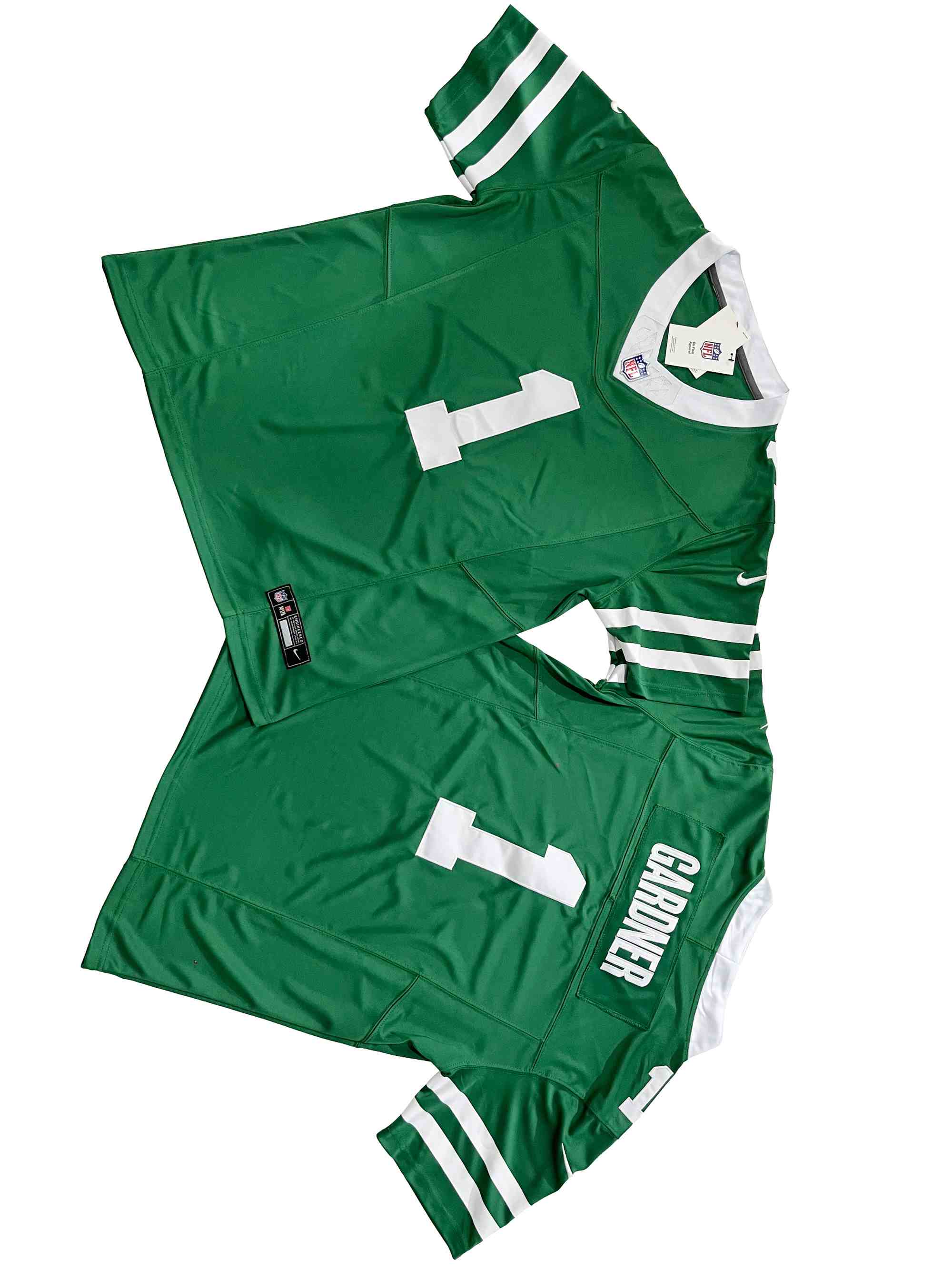 Men's New York Jets 1# Ahmad Sauce Gardner  Legacy Green Vapor F.U.S.E. Limited