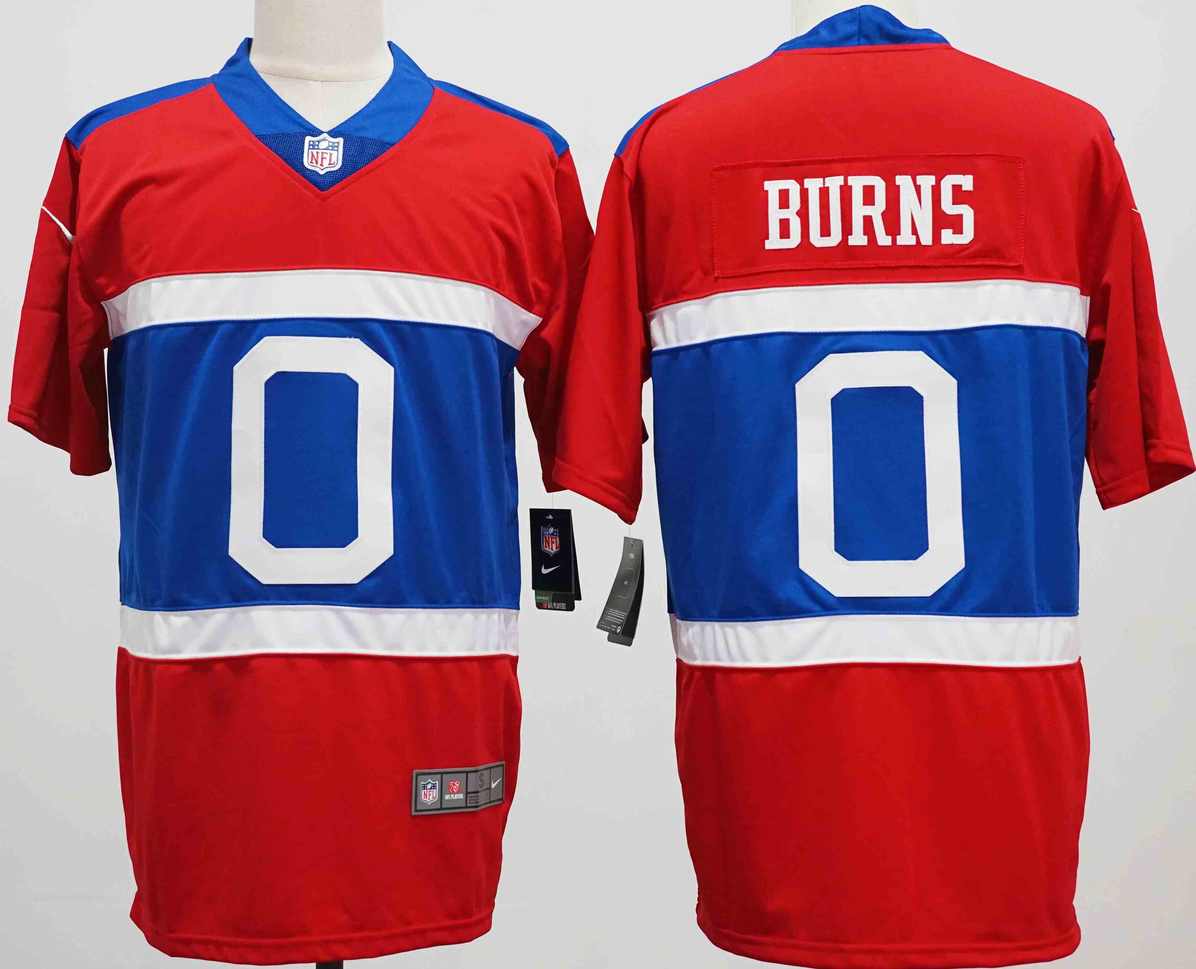 Men's New York Giants #0 Brian Burns Century Red Alternate Vapor Limited Stitched Football Jersey