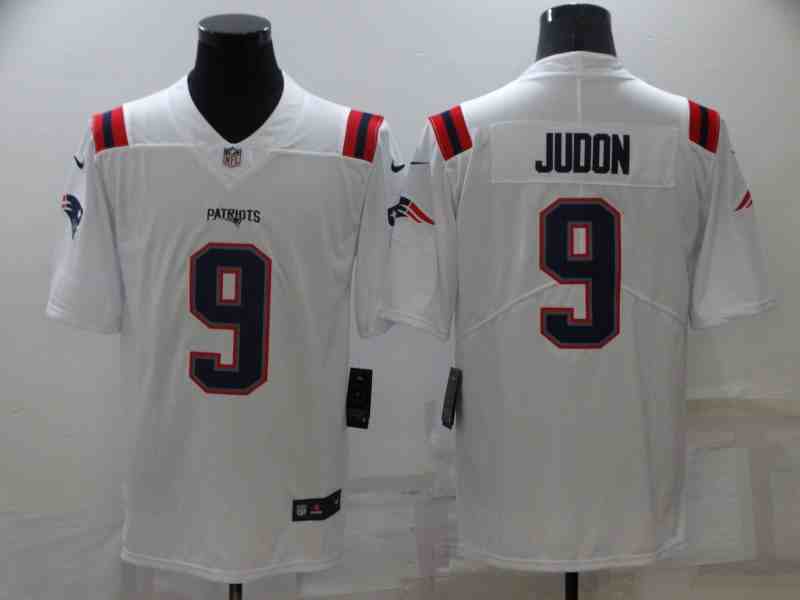 Mens New England Patriots 9 Matthew Judon White Color Rush Limited Jerseys