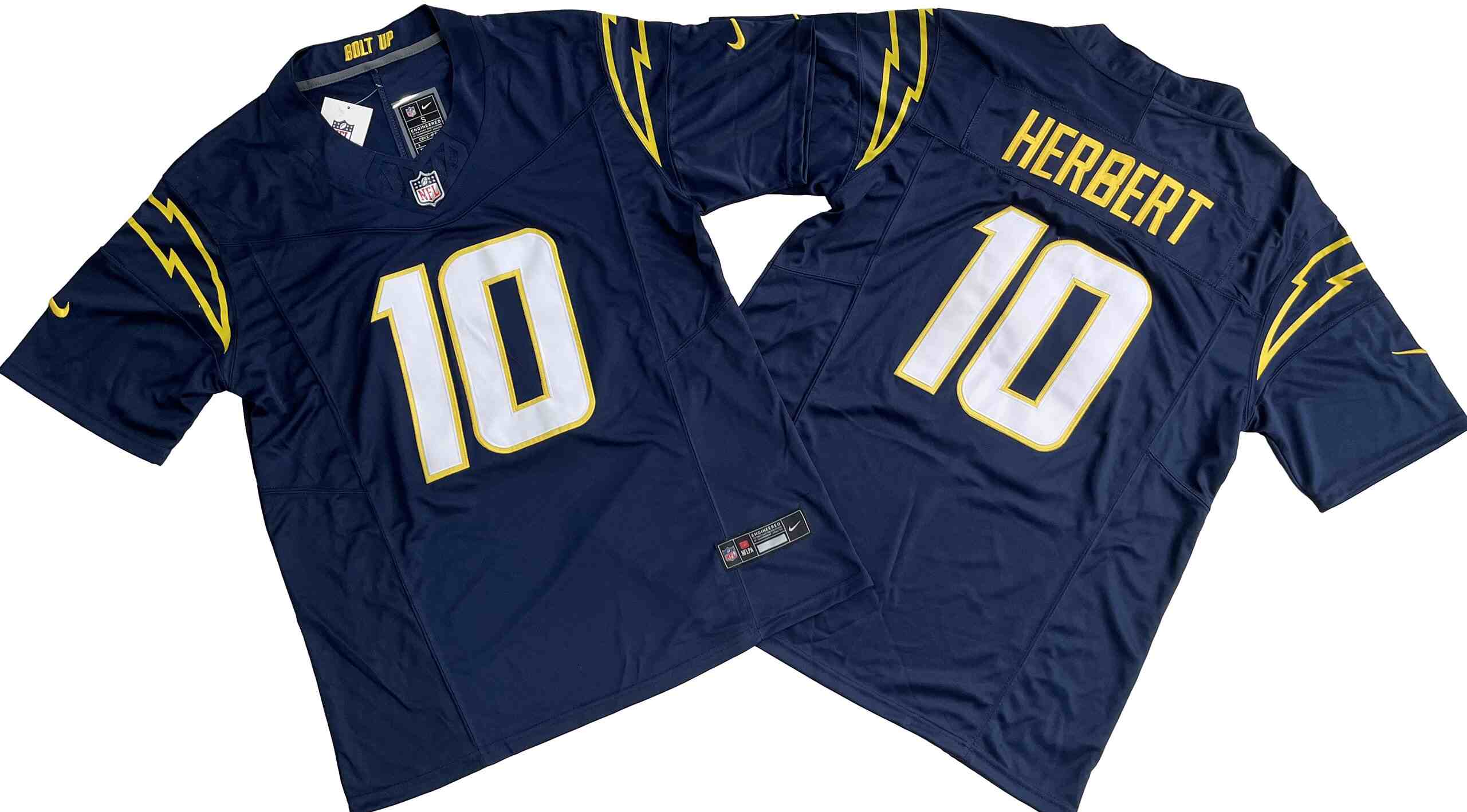 Men's Los Angeles Chargers #10 Justin Herbert Navy F.U.S.E. Vapor Untouchable Limited Stitched Jersey
