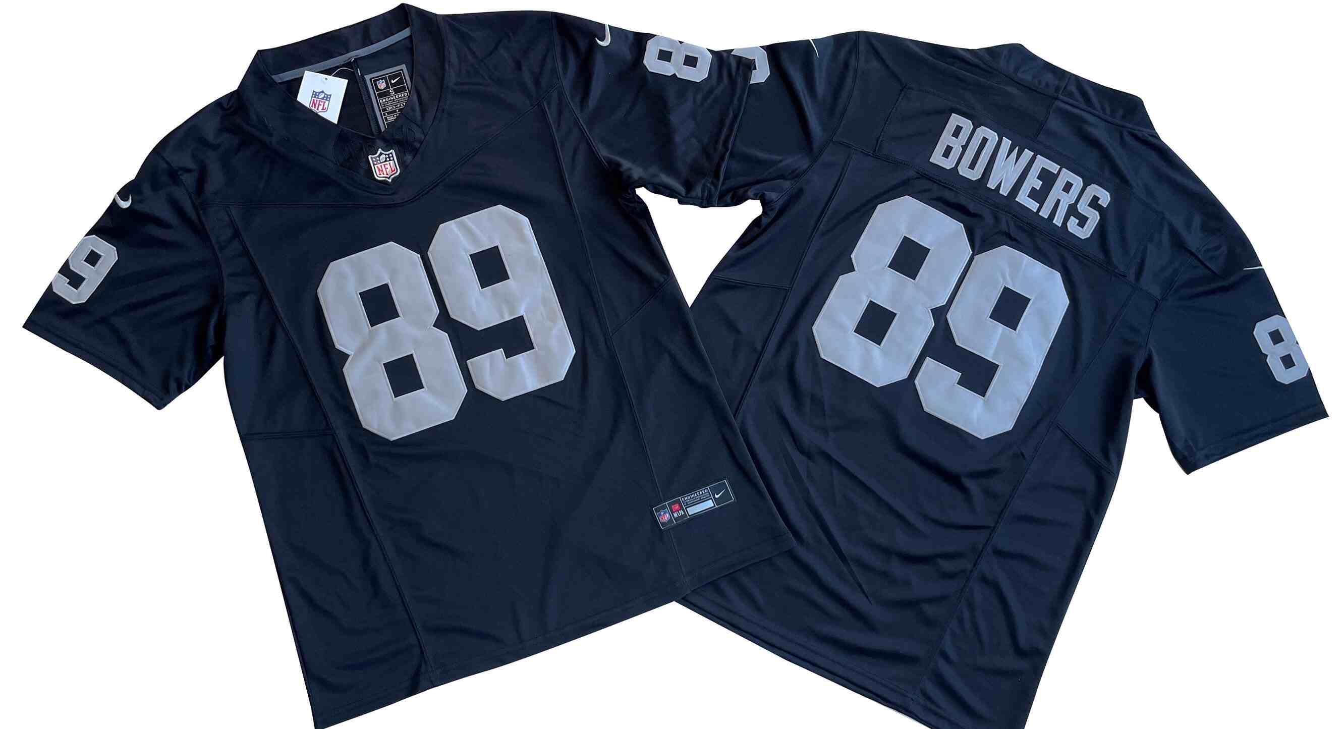 Men's Las Vegas Raiders 89# Brock Bowers  Black Vapor F.U.S.E. Limited Jersey