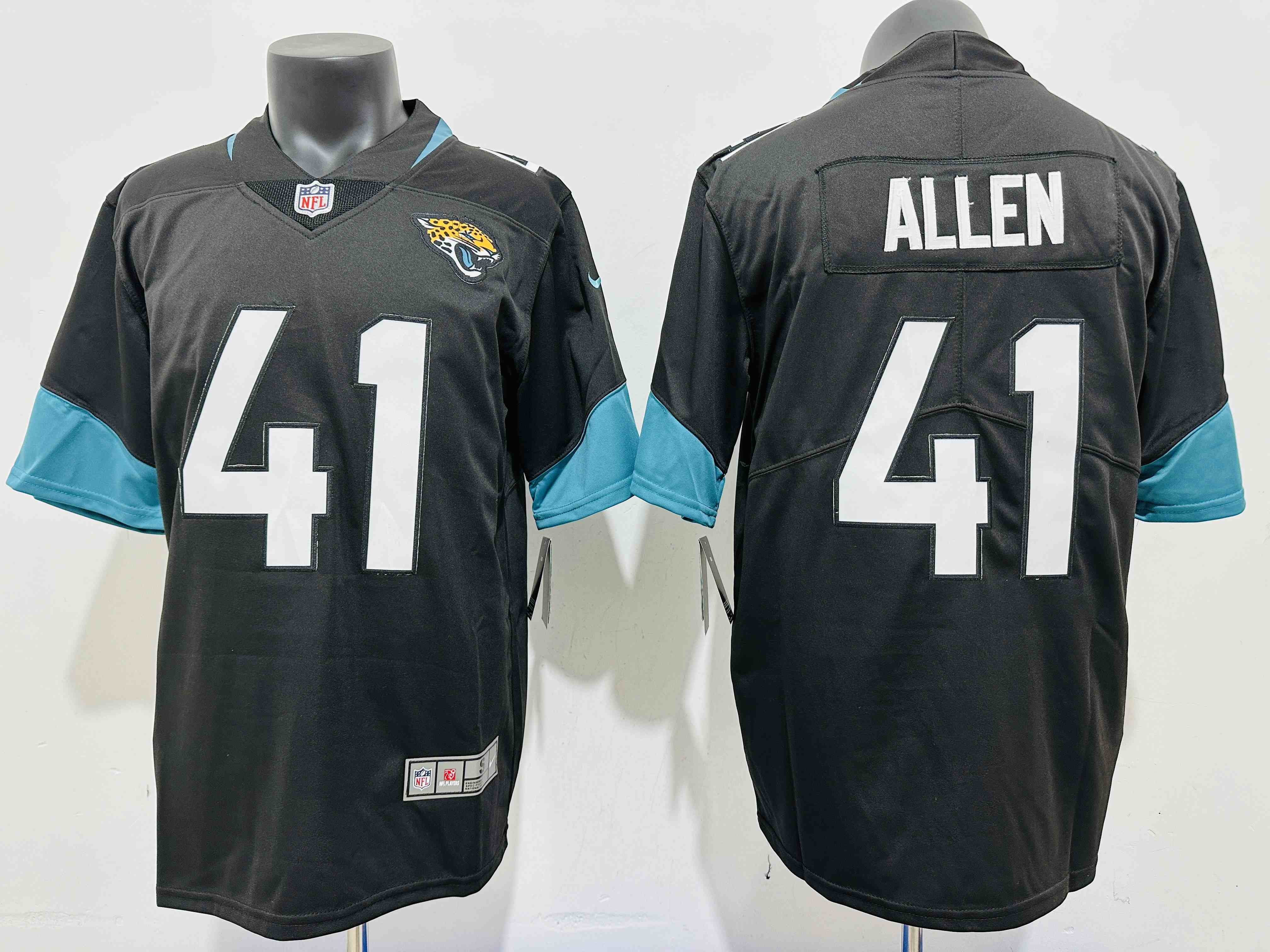Men's Jacksonville Jaguars #41 Josh Hines-Allen Black Vapor Untouchable Limited Football Stitched Jersey