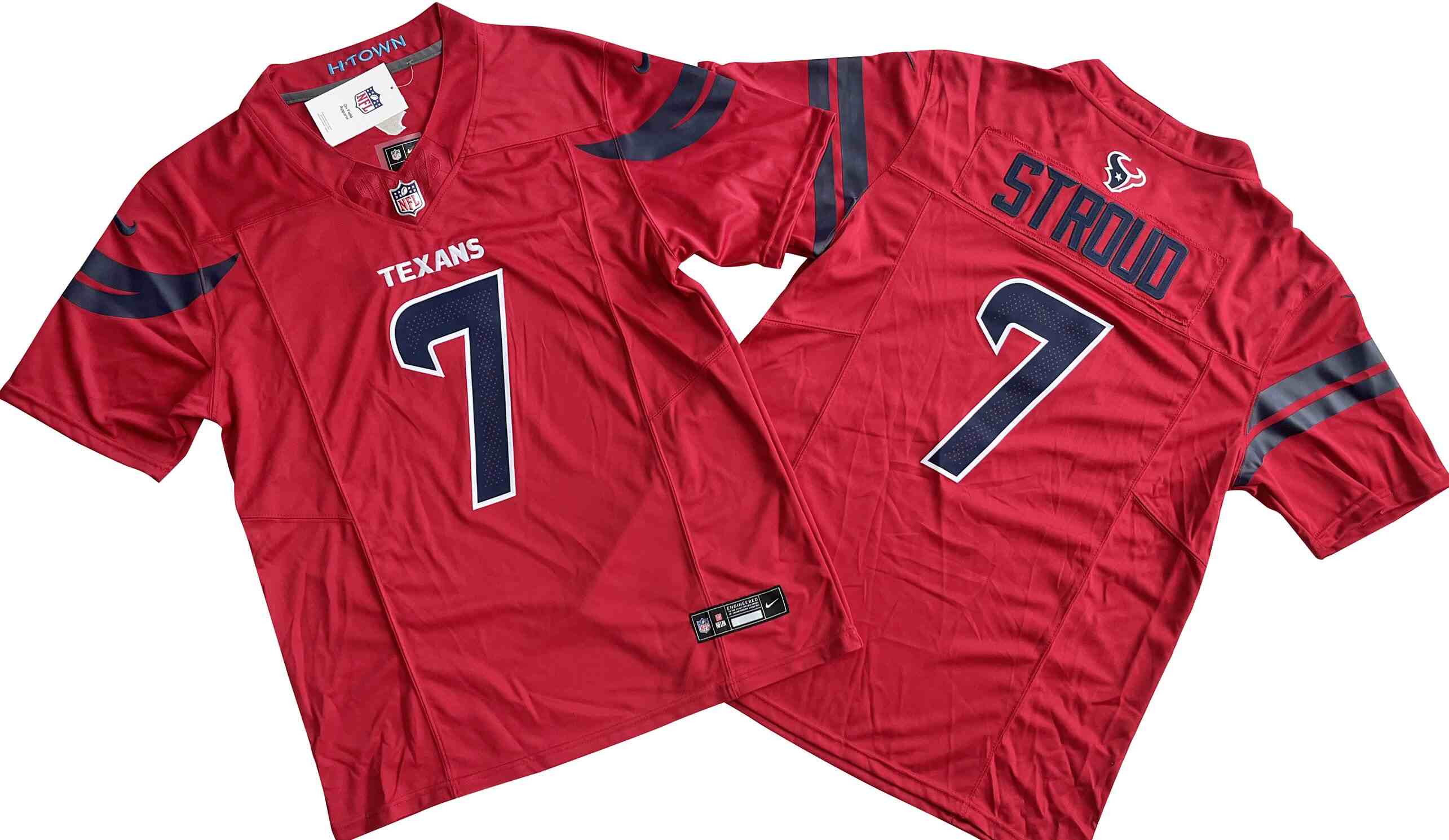 Men's Houston Texans #7  C.J. Stroud Red  Vapor F.U.S.E. Limited Stitched Jersey